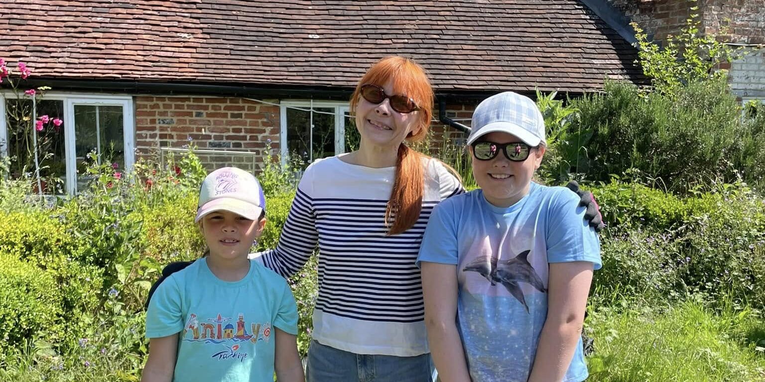 Abbey volunteers, seen here with manager Pascaline Bazart